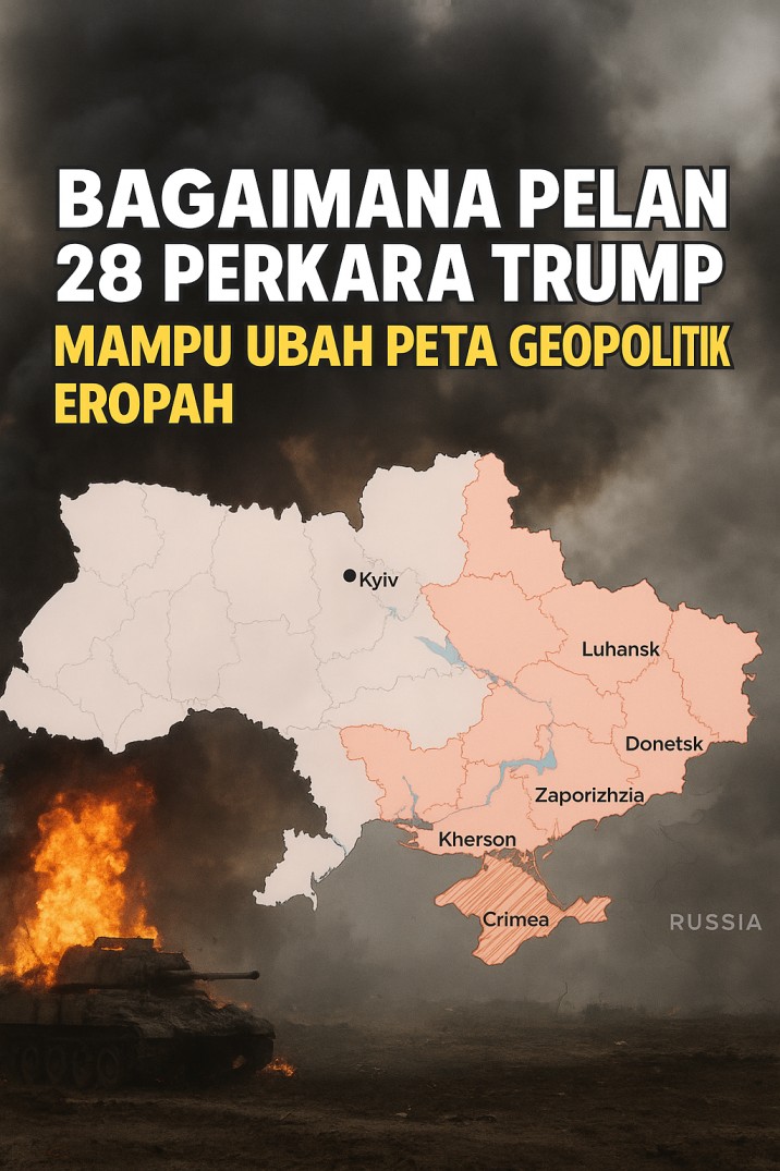 Trump Bentuk Pelan Damai 28 Perkara untuk Tamatkan Perang Rusia-Ukraine