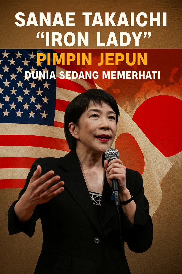Jepun Catat Sejarah: Sanae Takaichi Dilantik Sebagai Perdana Menteri Wanita Pertama